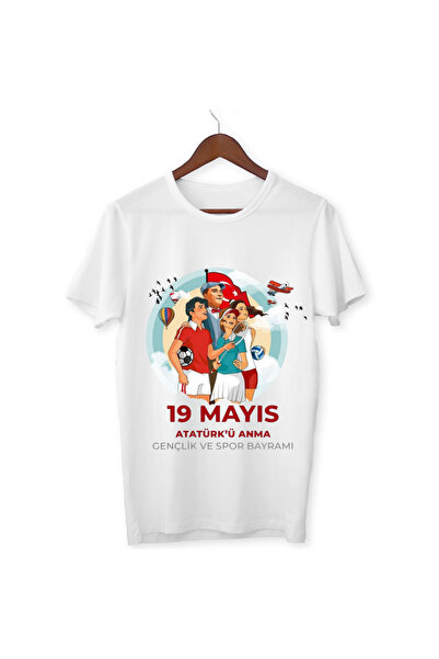 ALPŞAN TİCARET 19 May Tricou Copii Adulti Tricou Alb Tricou Unisex Copii