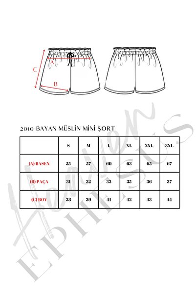 TCT TEKSTİL МУСЛІНОВІ МІНІ-ШОРТИ - 2010