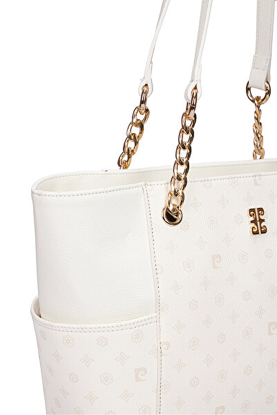 Pierre Cardin Bone Monogram Women's Shoulder Bag 05Po25Y1890