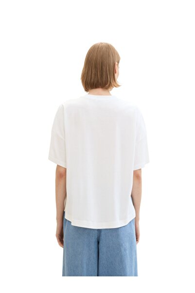 Tom Tailor Denim Základní tričko - High-High Design