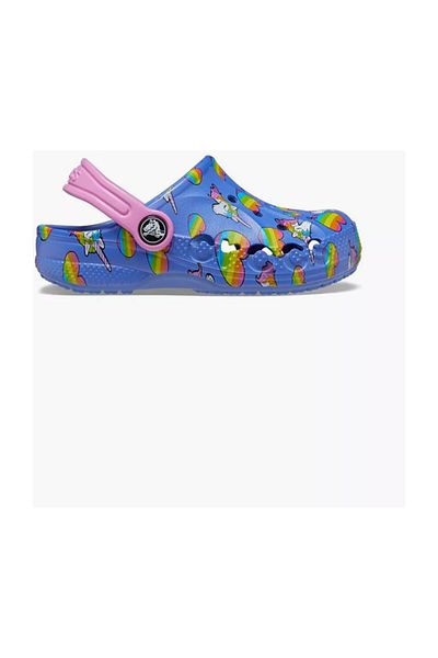 Crocs Kids Lapis/Multi dětské pantofle Baya Graphic Clog T