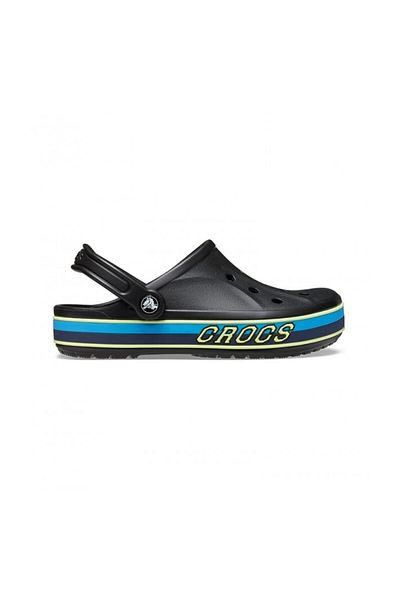 Crocs Unisex černé sportovní páskové pantofle - Bayaband208268-0c4