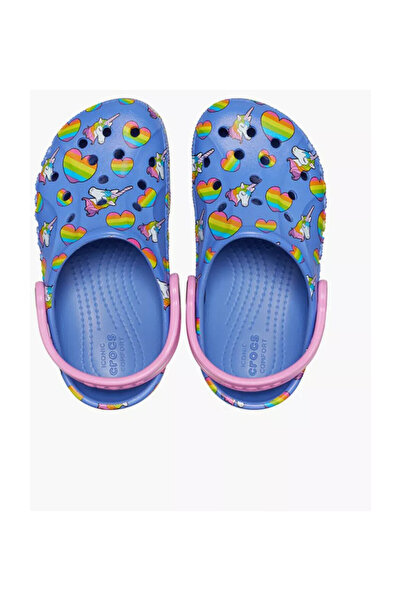 Crocs Kids Lapis/Multi dětské pantofle Baya Graphic Clog T