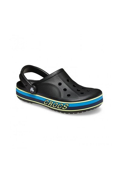 Crocs Unisex černé sportovní páskové pantofle - Bayaband208268-0c4