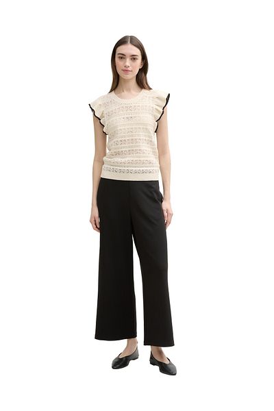 Tom Tailor Denim Knit-Top mit Volants