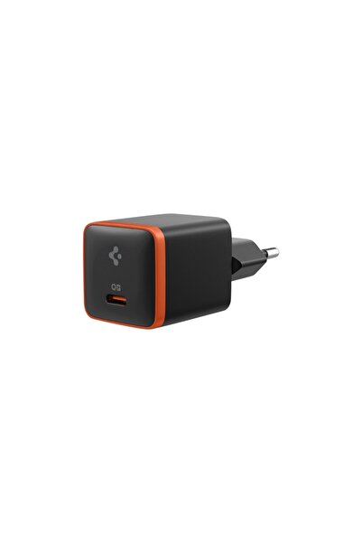 Spigen 30W USB-C Mini Hızlı Şarj Aleti Samsung PPS GaN Destekli Akım Korumalı Type-C Black - ACH08448