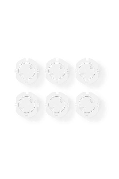 Babyjem 6 Pieces White Socket Protector Practical