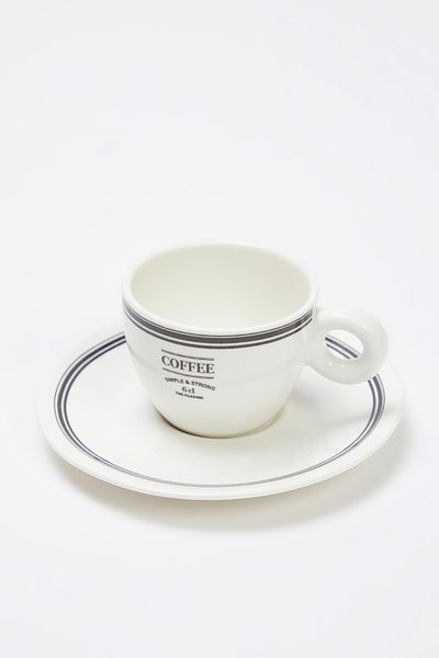 Trendyol Collection Set of 2 Printed Espresso/Coffee Cups