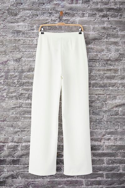 Edit by Trendyol White Woven Pants Tedss25Pl00005