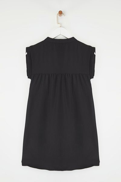 Edit by Trendyol Black Lace Ribbon Detail Skirt Waist Opening Dress Tedss25El00013