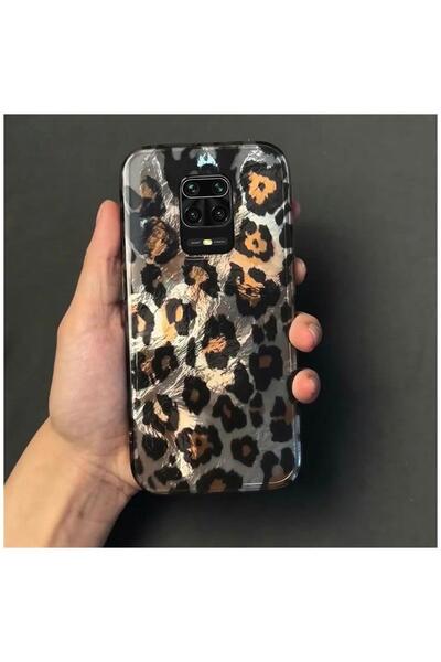Zebana Xiaomi Redmi Note 9 Pro Uyumlu Kılıf Zebana Luxe Leopard Silikon Kılıf...