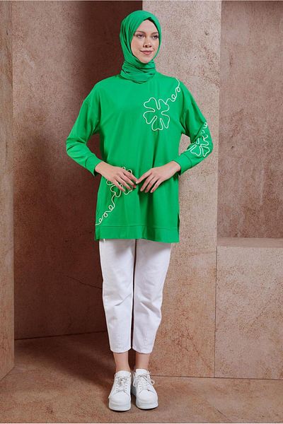 Alvina Tracksuit Tunic 44624 - Embroidery Detailed