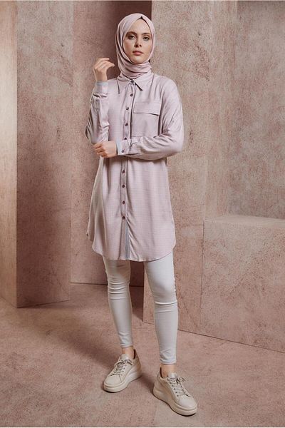 Alvina GINGER PATTERNED TUNIC 44478