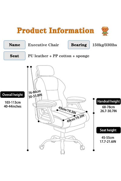 fulina Gaming Chair,adjustable High Back Ergonomic Design, Lumbar Support,comfortable Armrest,gray Yellow