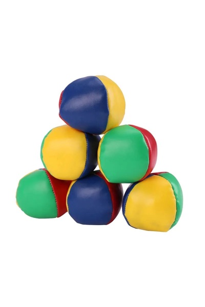 Choice 6 قطع من كرات التلاعب المصنوعة من مادة البولي فينيل كلوريد بألوان عشوا...