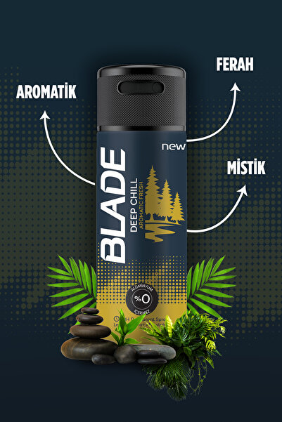 Blade Erkek Deodorant Karma Set 4x150 Ml Leke Bırakmaz