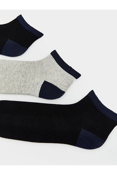 LC Waikiki New Season Patterned Socks 3-Piece - S5M997Z8