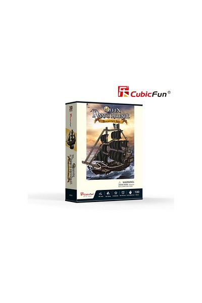 Cubic Fun - Puzzle 3D Nava Queen Anne 100 Piese
