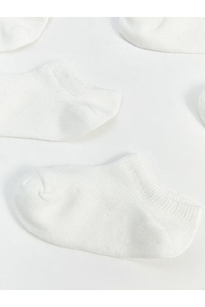 LC Waikiki Lcw Baby White Basic Baby Girl Booties Socks 10 Pcs