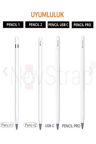 RACA Apple Pencil Pen Tip Protective Silicone Cover 1 and 2 Generation Compatible 8 Colors
