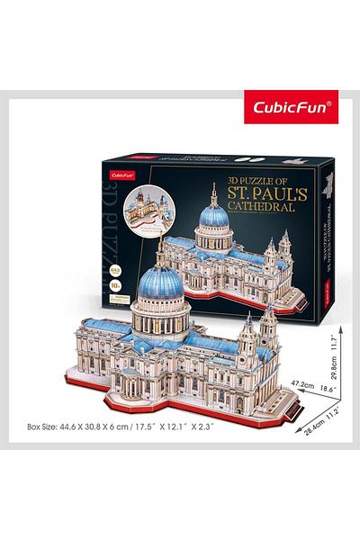 Cubic Fun Cubic Fun - Puzzle 3D Catedrala St. Paul (Nivel Complex 643 Piese)
