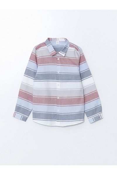 LC Waikiki Cotton Striped Boy's Shirt