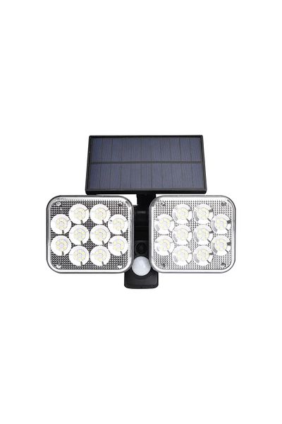 Generic ضوء استشعار الطاقة الشمسية مع 120 مصباح LED SMD، وكشف الحركة PIR، و3 أوضاع إضاءة
