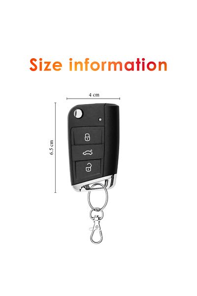 3XR Car Keyless Entry System – Remote Lock/Unlock, Trunk Release, Window Closer, Light Flash Car Locator