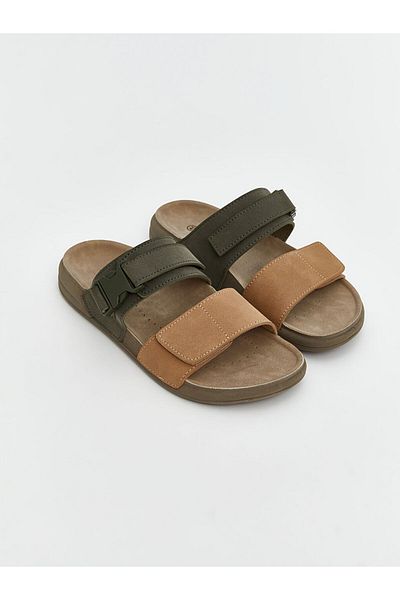 LC Waikiki Double Striped Men's Slippers