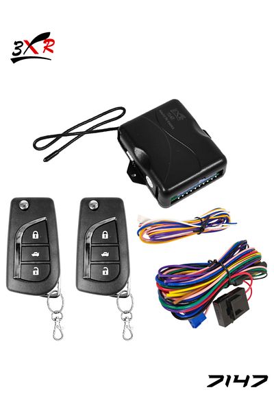 3XR Universal Remote Keyless Entry System with Central Locking, Trunk Release & Car Locator Function