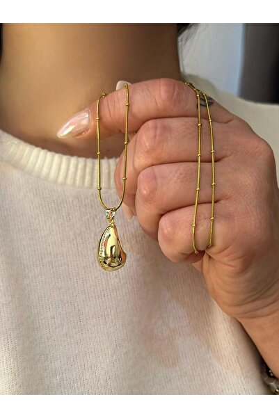 MyladyAccessoriess Özel Seri Bombeli Su Damlası ve Zirkon Taş Detaylı Minimal...