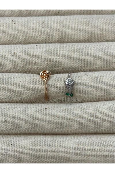 MyladyAccessoriess Special Series Tulip Model Cartilage Earrings Silver