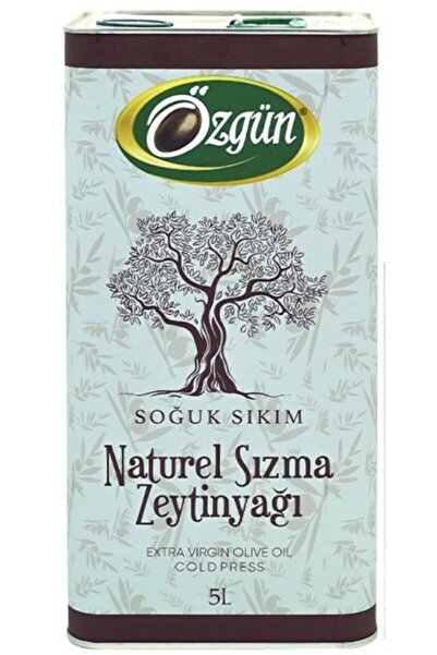 ÖZGÜN ZEYTİN & ZEYTİNYAĞI Özgün 5 L Naturel Sızma Zeytinyağı