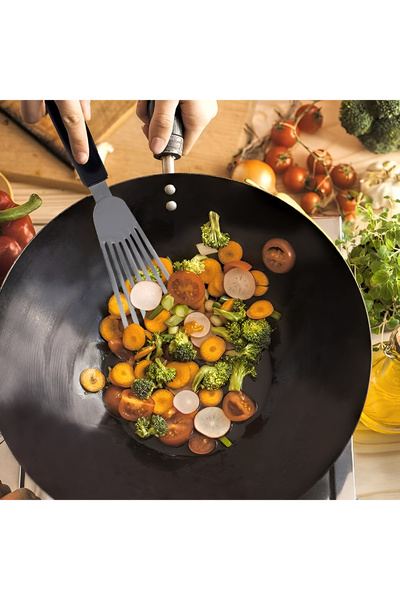 Generic Stainless steel food turning spoon