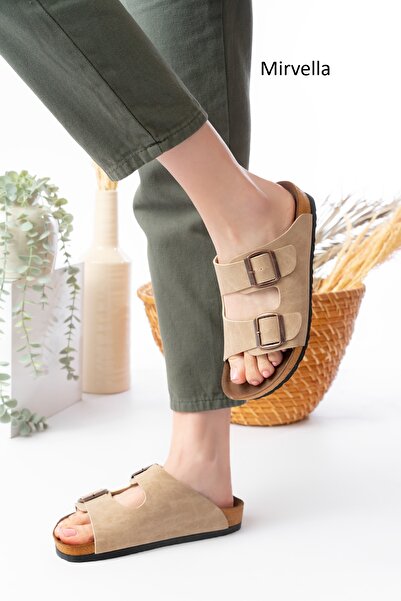 mirvella unisex παντόφλες με διπλή πόρπη άνετο σπίτι & παντόφλες