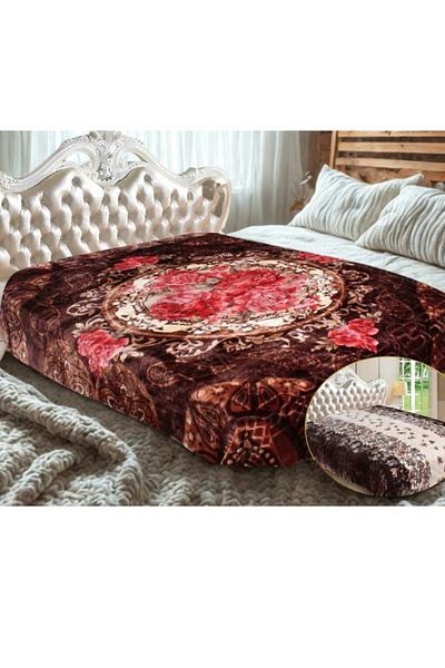 smart home Luxury Double-Sided Winter Blanket - Soft, Silky, Double-Layer Bed Blanket - 4 kg - 200 x 240 cm