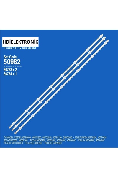 Vestel 40r6020f 40fd7300 40fb5050 40r6000f Led Bar Takımı