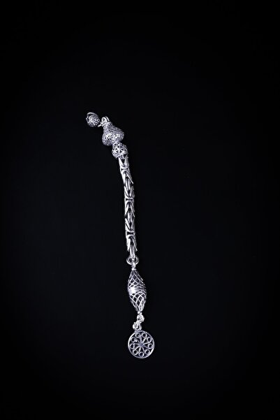 ENCİLİ SİLVER 925 проба срібний однорядний королівський ланцюжок з круглими кінцями, деталізований чотки