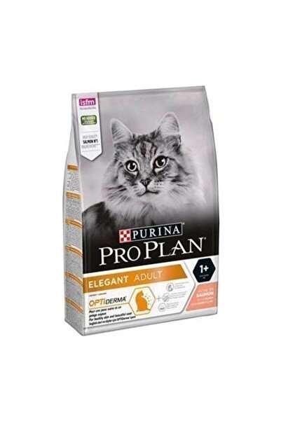 Pro Plan Derma Plus (ELEGANT ADULT) Tüy Yumaği Kontrolü Somonlu Kedi Mamasi 1...