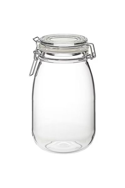IKEA KORKEN 1.8L Glass Jar with Lid – Airtight Food Storage & Preserving | IKEA