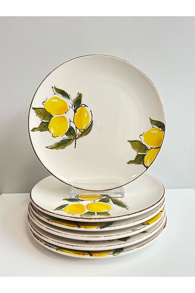 Kosova 6 L Crane Service Plate Lemon Form 26 cm