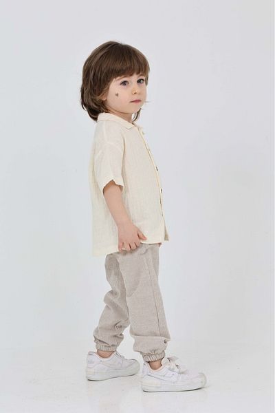 yns coolstar Summer Set - Muslim Shirt and Pants, 2Pcs Cotton Tkm