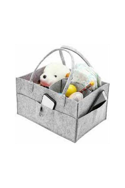 waya Geanta Organizator Scutece si Accesorii copii, bebelusi, WAYA, Pasla, Gri, 38x26x18 cm
