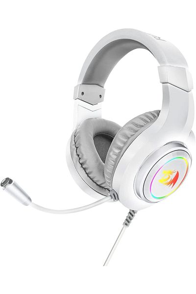REDRAGON سماعة الألعاب السلكية H260 Hylas RGB (أبيض)