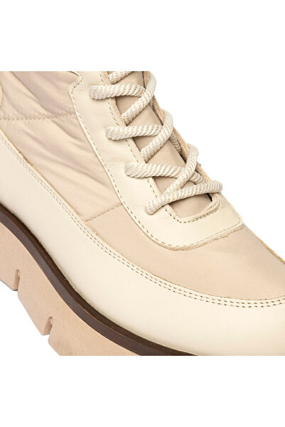 Greyder Kadın Ekru Hakiki Deri Casual Bot 3K2UB32930