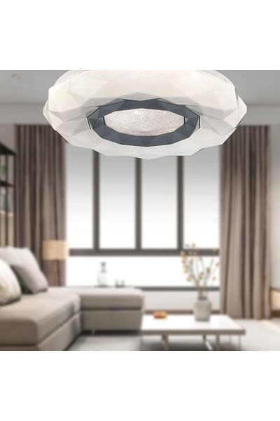 Apliqa Plafonieara Led Hubrom, Paris 21041-40 40x40 Cm 37 W Alb,lumina Calda,rece,neutra