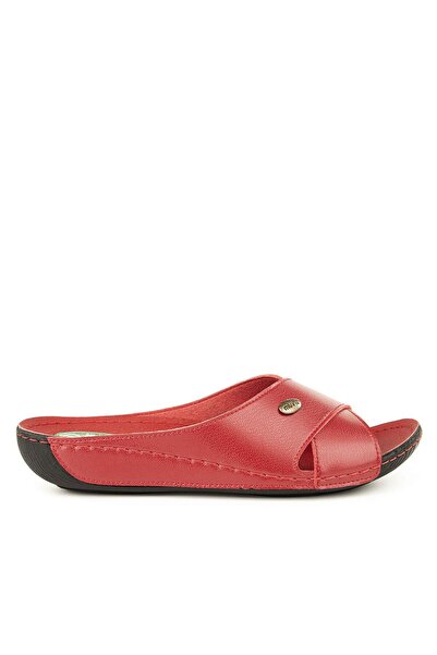 Muya A8031949 Papuci roșii de zi cu zi pentru femei