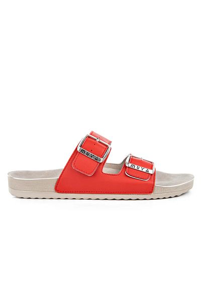 Muya A 4519216   New Season 2025 Women's Daily Leather Slippers