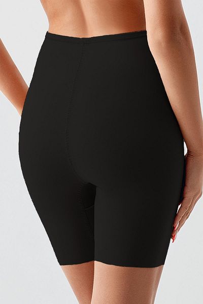 cotonhause Pantaloni scurți corset pentru femei, negru, cu talie înaltă, corset subțire, fără sudură, colecție specială New Bra 369602