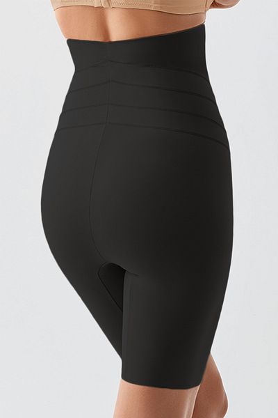 cotonhause Corset pentru femei, negru, lung, cu talie ultra-înaltă, corset subțire fără sudură 369604